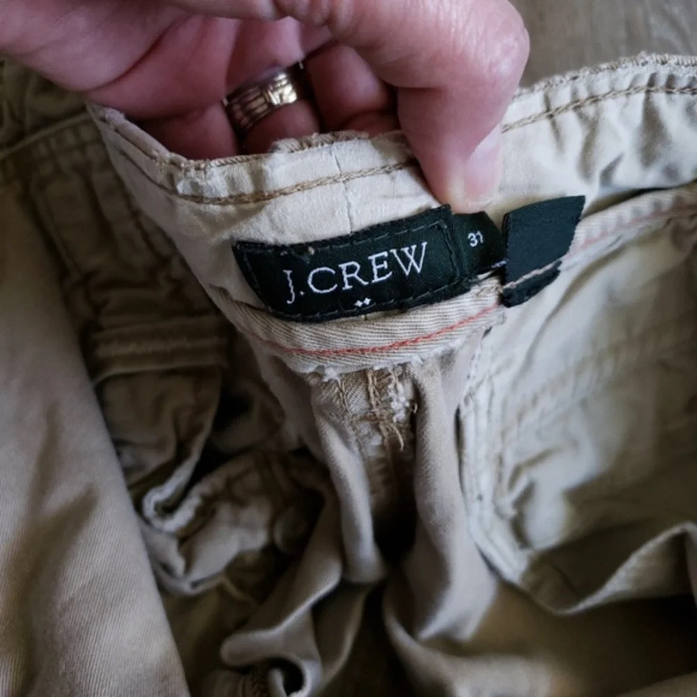 J.Crew mens‎ cargo shorts size 31